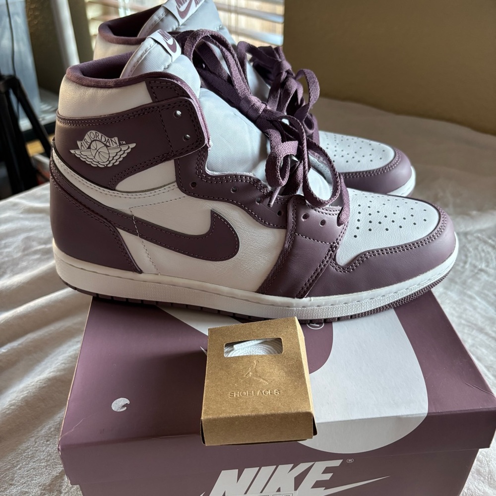 Air Jordan 1 Retro High OG Mauve Men's Size 10 [DZ5485-105] NWB